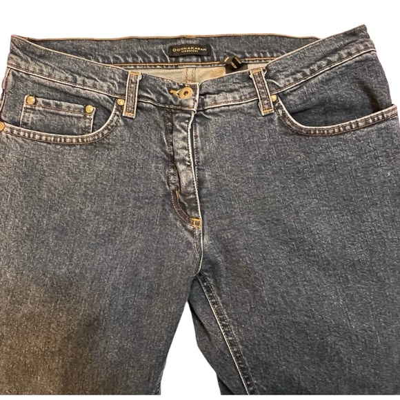 DONNA KARAN dark was bootcut jeans size 8 - Picture 5 of 7